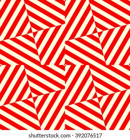 Red white abstract background. Psychedelic wallpaper. Vector illustration