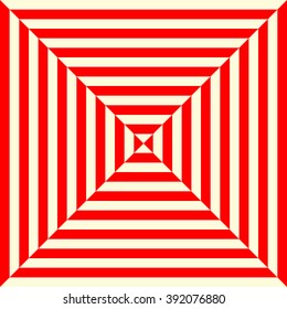Red white abstract background. Psychedelic wallpaper. Vector illustration