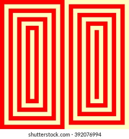 Red white abstract background. Psychedelic wallpaper. Vector illustration