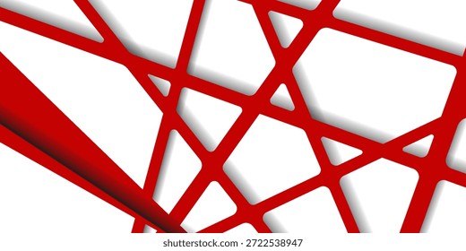 Red and White Abstract Background for Background Slide etc