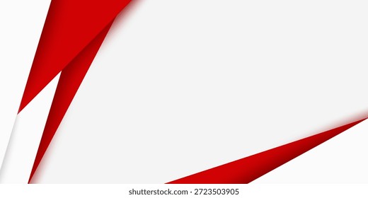 Fundo abstrato vermelho e branco para slide de fundo etc