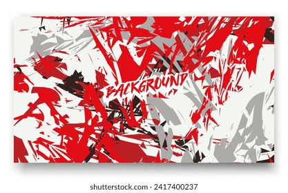 Red and white abstract background suitable for interior decor, art prints, background design, and creative projects. Vibrant, modern, and versatile.