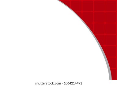 red and white abstract background, vector