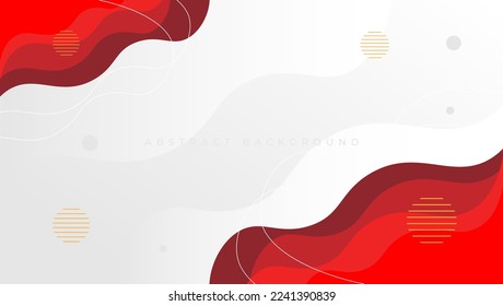 Red white abstract background vector