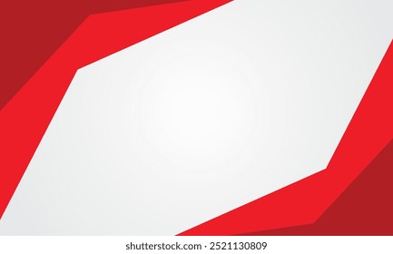 Red white abstract banner background