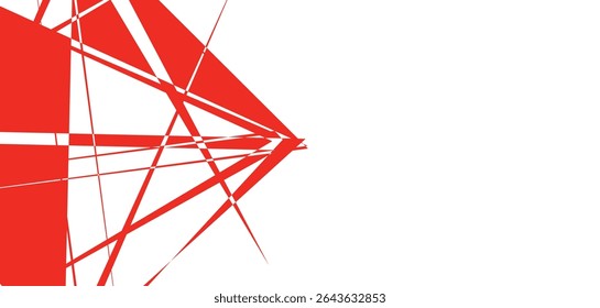 red white abstract copy space for text vector  background