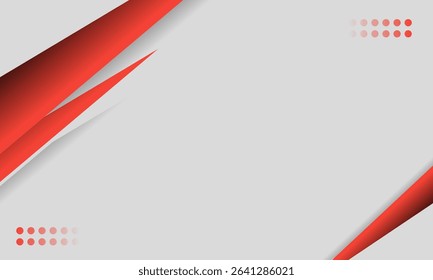Red and white abstract corporate background. Vector illustration. Graphic concept for your design