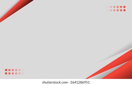 Red and white abstract corporate background. Vector illustration. Graphic concept for your design, vektor