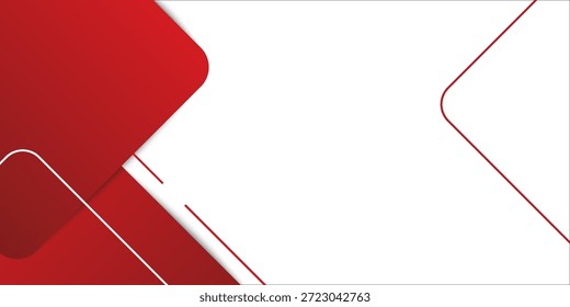 Red and white abstract corporate background