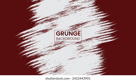 Red and White Abstract Grunge Background