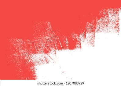 red and white abstract grunge brush vector texture background
