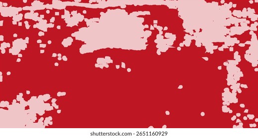 Red and white abstract grunge paint texture background.