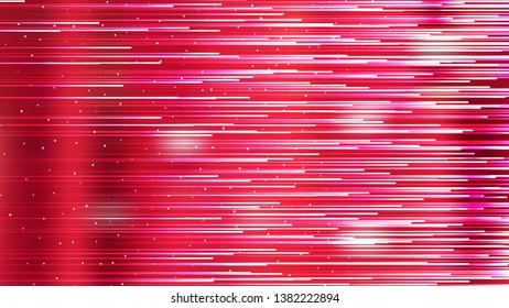 Red and White Abstract Horizontal Lines Background Graphic
