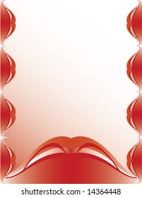 Red white abstract page