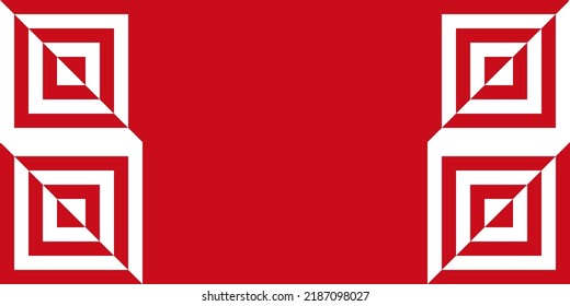 Diseño de fondo rojo y blanco. Concepto de antecedentes para el Día de la Independencia de Indonesia. Antecedentes abstractos.