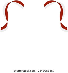 Diseño de fondo rojo blanco, merah putih