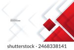 red and white background with diagonal square pattern. great for poster, banner, business presentation, journal report cover.