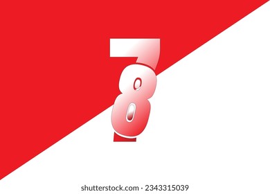 RED WHITE BACKGROUND AND FULL COLOR GRADE NUMBERS