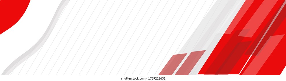 Red and white background stock vector. Modern background for banner