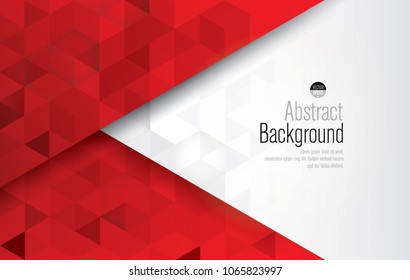 Red and white background vector. Can be used in cover design, book design, website background, flyer, CD cover or advertising.