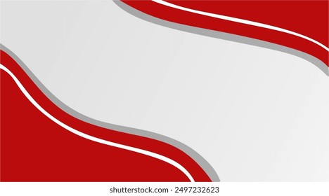 red and white background vector design with a modern and minimalist touch, suitable for your business or business company