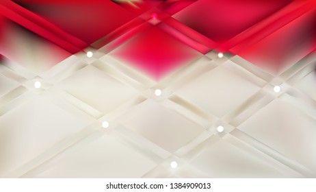 Red and White Background Vector Illustration