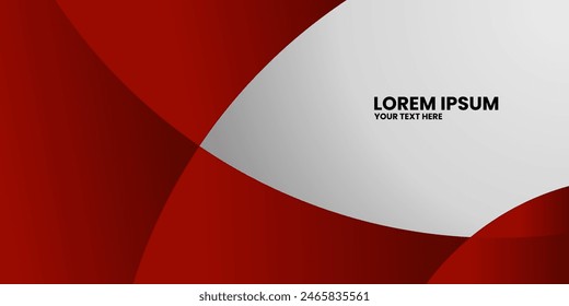 A red and white background with the words written in black. The image is meant to convey a sense of creativity and freedom, as the red and white colors are bold and eye-catching