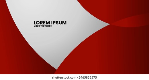 A red and white background with the words written in black. The image is meant to convey a sense of creativity and freedom, as the red and white colors are bold and eye-catching