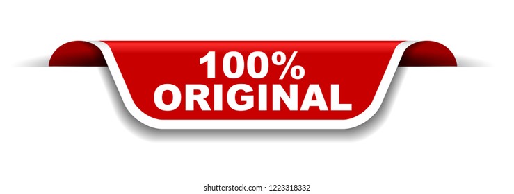 red and white banner 100% original