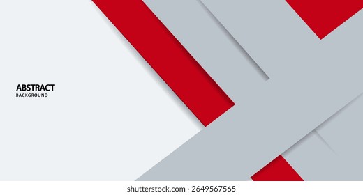 red and white banner background with diagonal stripes. ilustrasi vector eps 10
