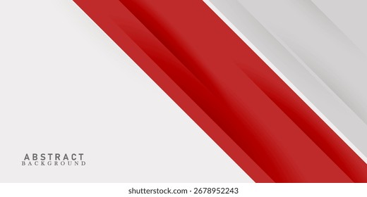 fundo de banner vermelho e branco com listras diagonais