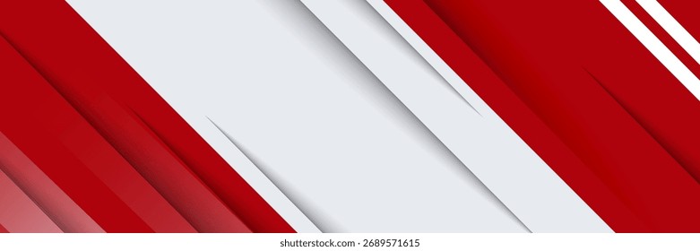 fundo de banner vermelho e branco com listras diagonais