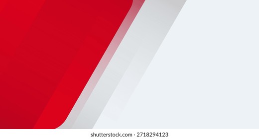 Fondo de Anuncio rojo y blanco con rayas diagonales