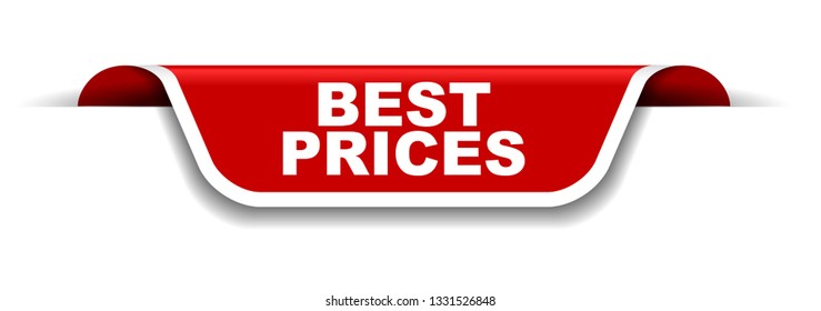 red and white banner best prices