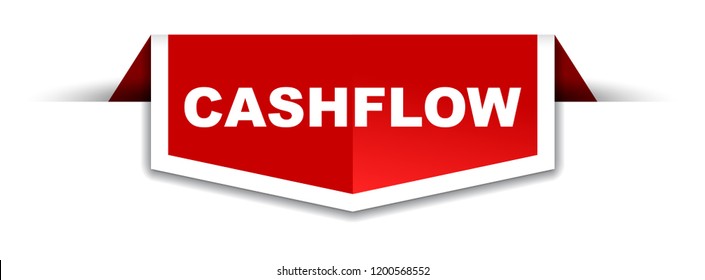 red and white banner cashflow