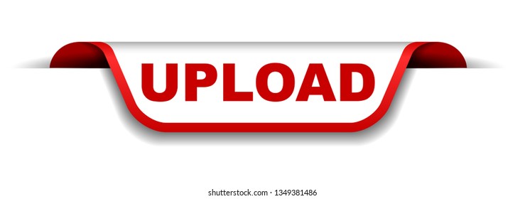 red and white banner upload