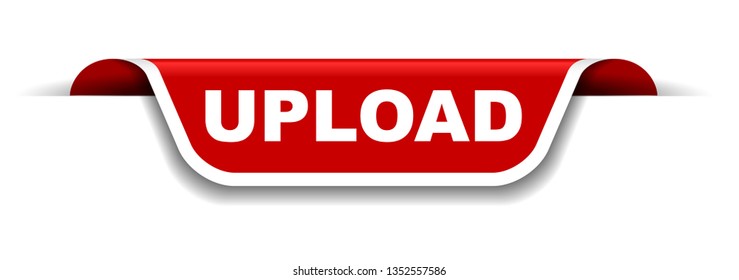 red and white banner upload