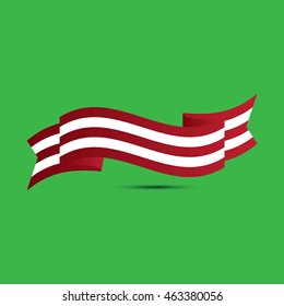 red and white  banner vector 