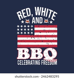 Red, White, and BBQ Celebrating Freedom