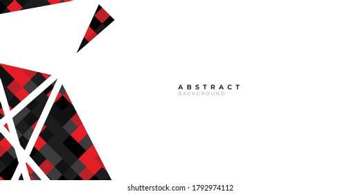 Fondo rojo blanco negro con espiral de onda abstracta elemento moderno para banner, diseño de presentación y volante