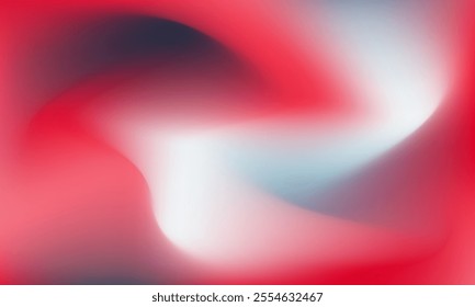 Red, white and black wavy abstract gradient mesh background. Soft and modern color abstract application, web design, web page, banner, greeting card. vector illustration design.