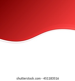 Red and White Blank Abstract Background. Vector