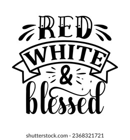 Red white and blessed,  New Family Design Template