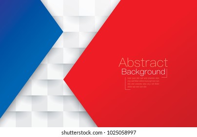 Red white and blue abstract texture. Vector background can be used in cover design, book design, poster, cd cover, flyer, website backgrounds or advertising.