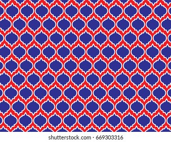 Red, White and Blue Background