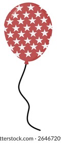 Red White Blue Balloon  for Independence Day Celebration
