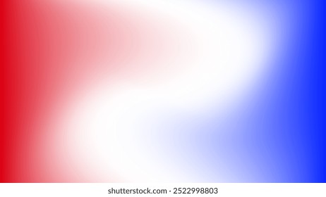 Red white blue gradient mesh abstract background nice for wallpaper or banner