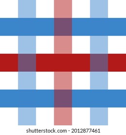 Red, White, Blue Loincloth Pattern