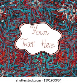 Red, white and blue on colors. Vector illustration. Seamless pattern Abstract cute background. Design wrapping and gift paper, greeting cards, banner and posters design. Doodles pattern.