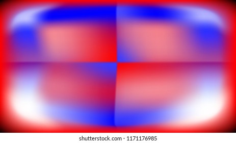 Red, white and blue patriotic gradient mesh vector background with copy space